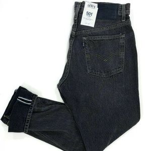 Levis Made & Crafted 501 Skinny Black Selvedge 27W